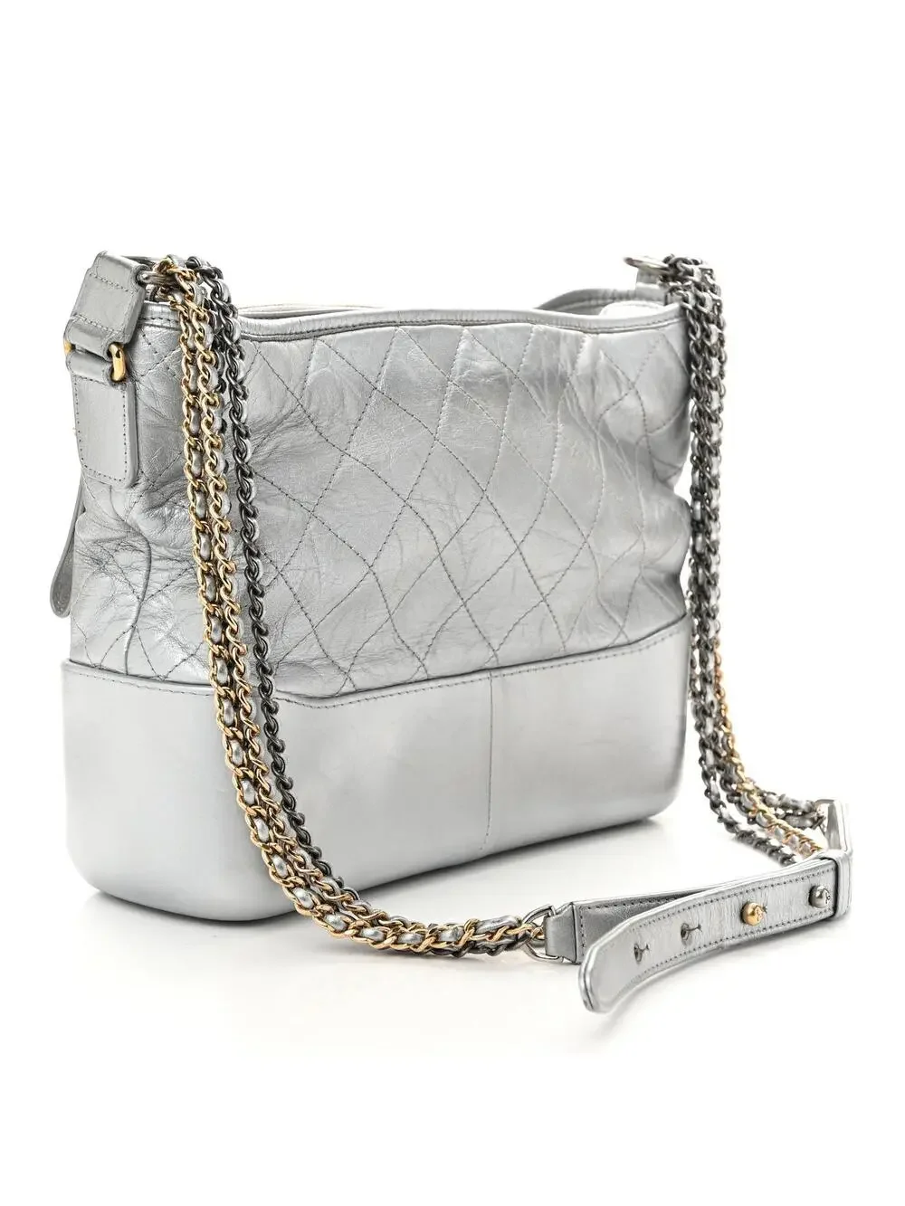 Chanel Metallic Aged Calfskin Quilted #340264C16B